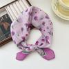 53*53cm Silk Scarves for Woman Fashionable Pattern Smooth To The Touch Spring Summer Sun Protection Silk Scarf