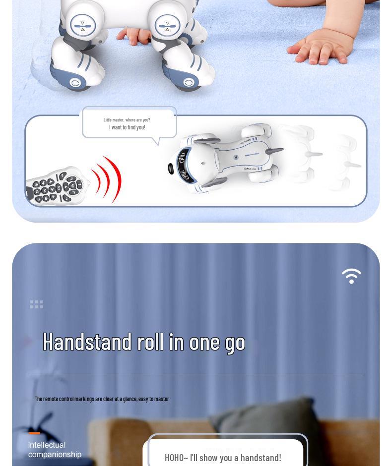 Интерактивная умная игрушка-робот-собака для детей - Двигается, танцует и развлекает