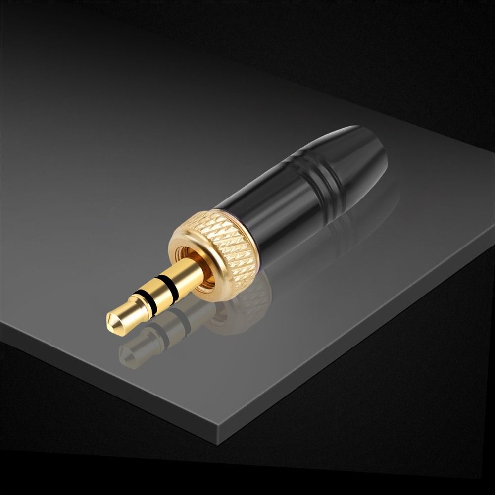 1Pcs 3.5mm Size 3.5mm Audio Male Plug DIY Microphone Cable Plug For UWP-D21 D22 D27