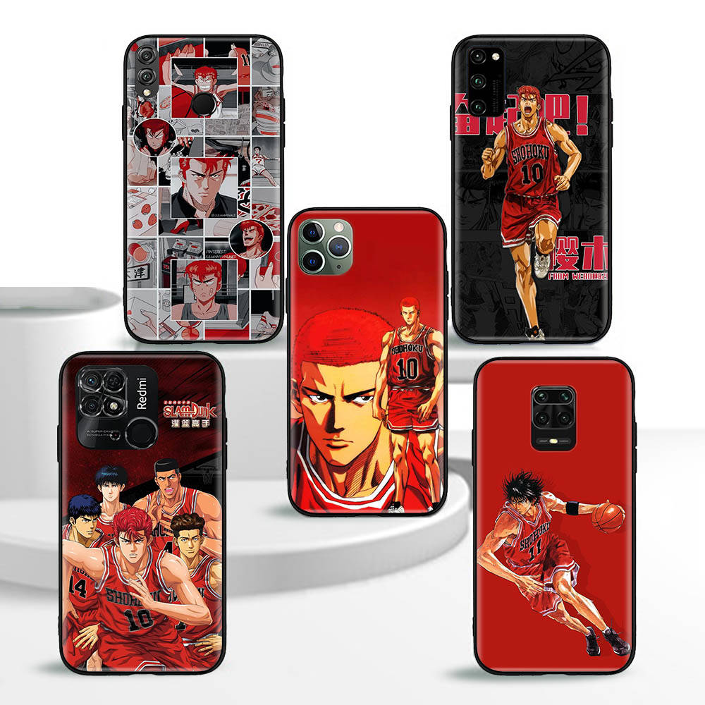 W-37 SLAM DUNK Soft Case for Samsung A04s A05s A10s A11 A12 A14 A15 A22 A23 A32 A50S M31 M51 M52 M53 A25 A30S A51 A52 A55 A70 A71 A72 S10 S9
