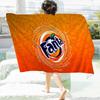 Забавное пляжное полотенце с логотипом F-Fanta, разноцветные банные полотенца для девочки, из микрофибры, быстросохнущее, без песка, для пляжа, йоги, спа, спортзала, бассейна