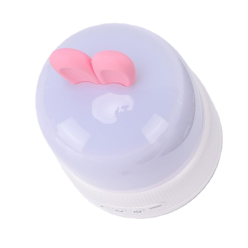 Kids Night Light Projector with Rotating Films Rechargeable LED Cute Rabbit Projector Lamp for Girls Boys Room Decor