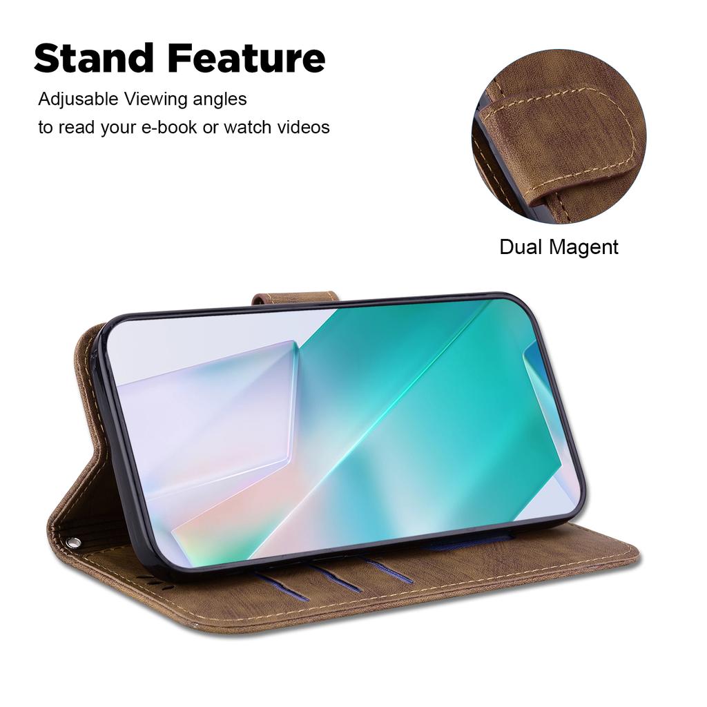 For Samsung Galaxy A17 5G/A17 4G/A16 4G/5G/A26 5G Case Multi Card Slots Zipper Leather Phone Cover