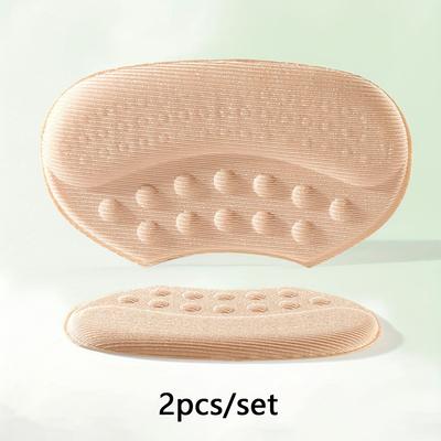 2 шт. - Гелевые стельки-вкладыши на пятку, пластырь для облегчения боли, защита от натирания, подушка для ухода за ногами, защита пятки, клейкая задняя наклейка, стелька для обуви