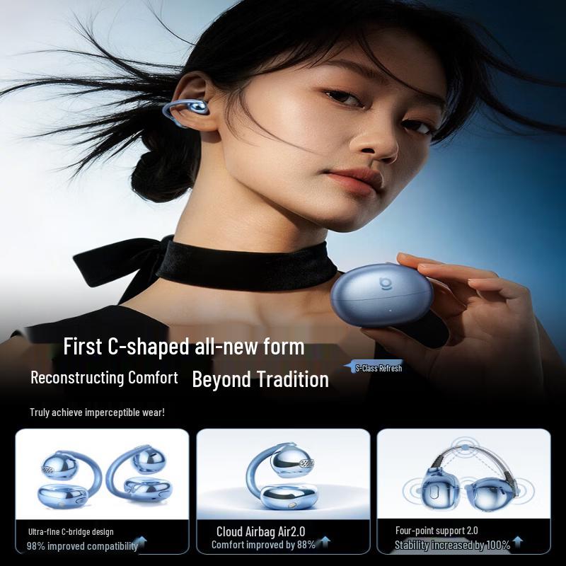 Baseus MC2S Открытые Bluetooth-наушники-клипсы для спорта