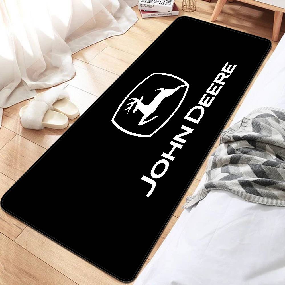 J-John Logo D-Deeres Floor Mat INS Style Soft Bedroom Floor House Laundry Room Mat Anti-skid Household Carpets