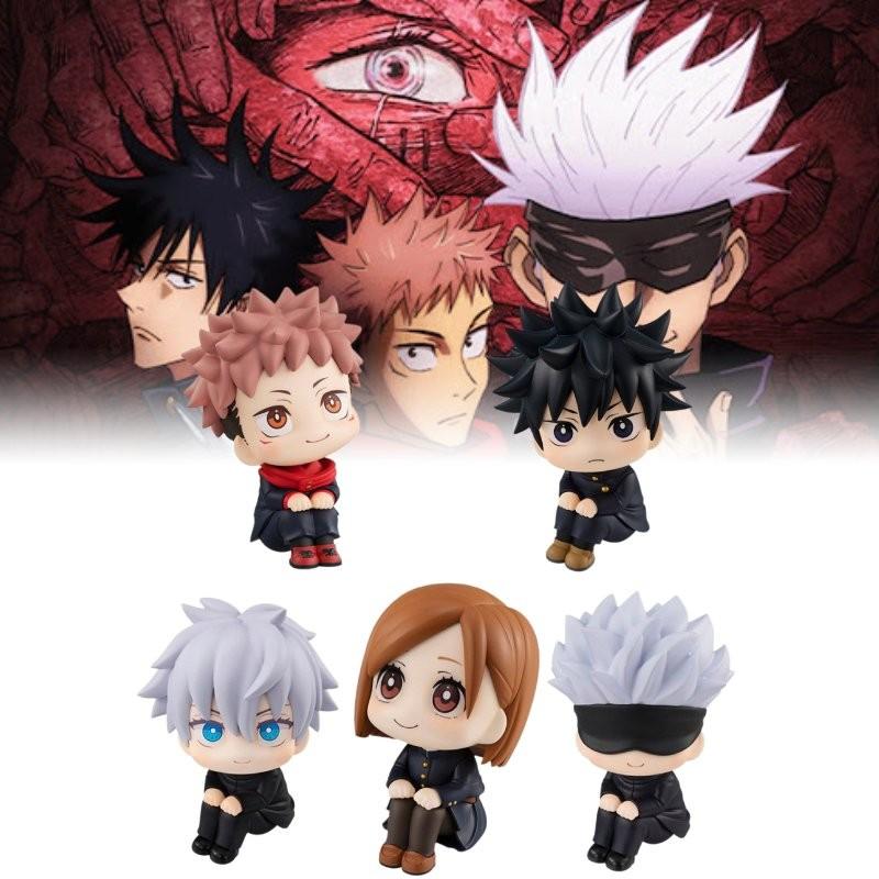 Очаровательный набор ПВХ-фигурок Jujutsu Kaisen включает Годжо, Итадори, Нобару и Фусигуро