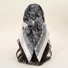 Printed Square Scarf Line Foulard Headband Silk Scarf New Hair Wrap  Women