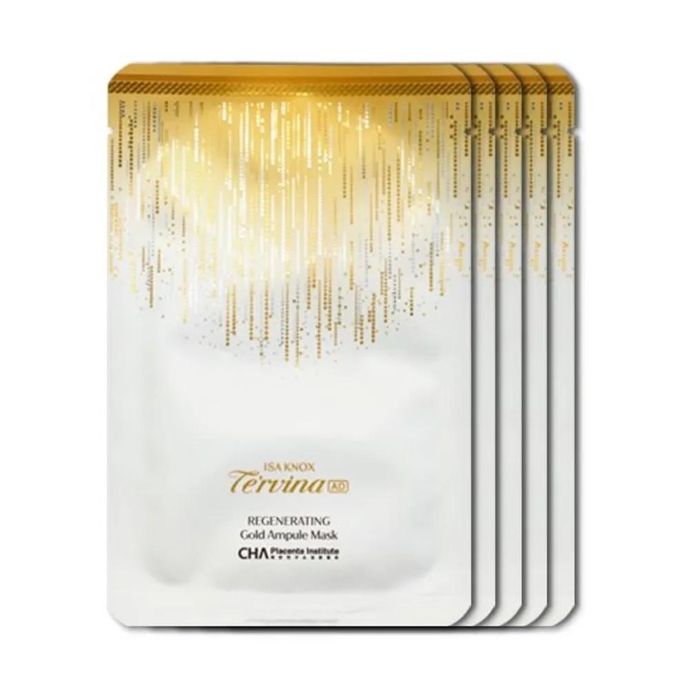 ISA KNOX Tervina Regenerating Gold Ampoule Mask x 5 Sheets