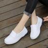 Модные удобные мягкие белые туфли на плоской подошве Air Casual Sneakers Shoes for Women Nonslip Breathable Women Loafers Zapatos Mujer