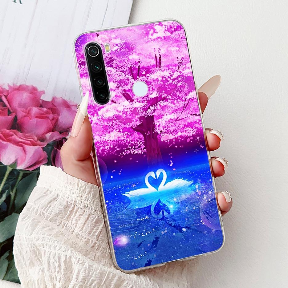 Чехол для Xiaomi Redmi Note 8 2021 Note 8T Новый Модный Расписной Чехол Мягкий Силиконовый Чехол для Телефона Для Redmi Note 8 Pro Note8 T Fundas