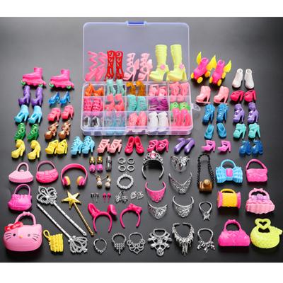 Вечернее платье, аксессуары для кукол, обувь, сумки, товары для дома, подарки для девочек, случайный цвет