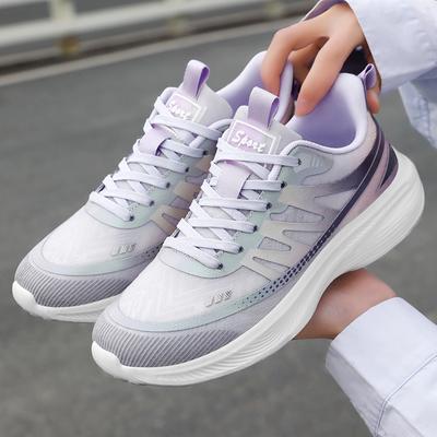 Кроссовки Летние женские дышащие сетчатые туфли Уличные легкие беговые кроссовки Повседневные универсальные женские туфли Модные одинарные туфли