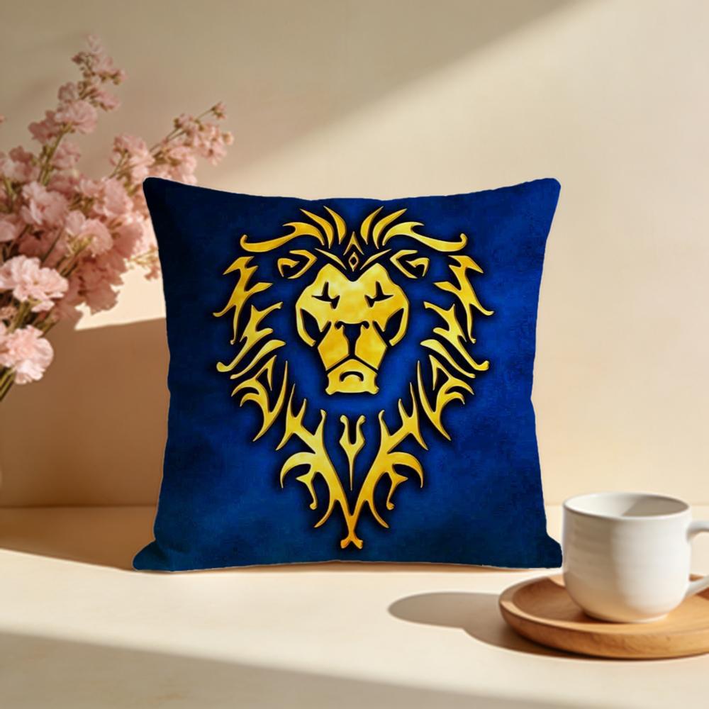 Stylish WWorld of Warcraft WOWable Cushion Cover Stylish Washable Pillow Cover Ideal for Couch Bedroom Car Decoration