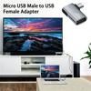 Micro USB Male Female to USB OTG адаптер Connector Plug And Play No Delay