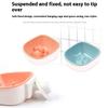 Pet Hanging Cage Anti Choking Prevention Bowl Square Slow Food Bowl Pet Kittens Puppies Feeding Basin Pet Feeding Supplies