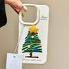 Ins Three-dimensional Star Dot Christmas Tree Suitable for Apple 16 Mobile Phone Case IPhone 15promax/14/13/12