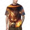 Новые мужские аниме Monkey D. Luffy 3D Printing Role Play Женские и детские уличные футболки унисекс большого размера