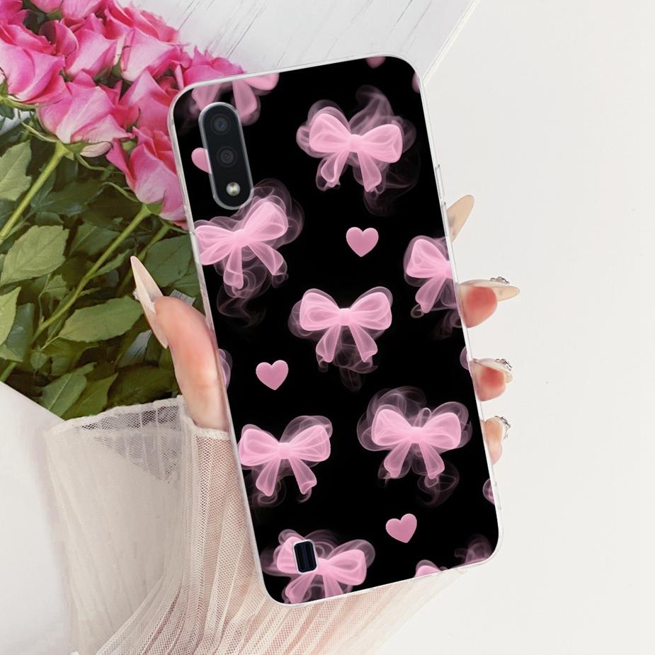 For Samsung Galaxy A01 Case SM-A015F New Luxury Painted Cover Soft Slim Phone Case For Samsung A01 M 01 Galaxy M01 Fundas Bumper