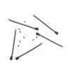 5Pcs 5050 Led Rgb Strip Light Connector 4 Pin Conductor Strip To Controller Jumper Solderless Clip On Pigtail Power Adapter