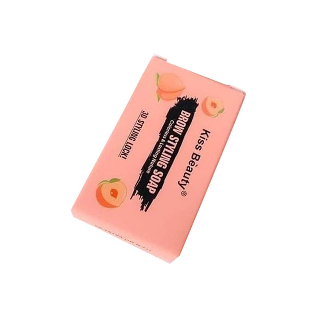 KissBeauty Fresh Peach Eyebrow Бесцветная прозрачная стойкая естественная форма бровей