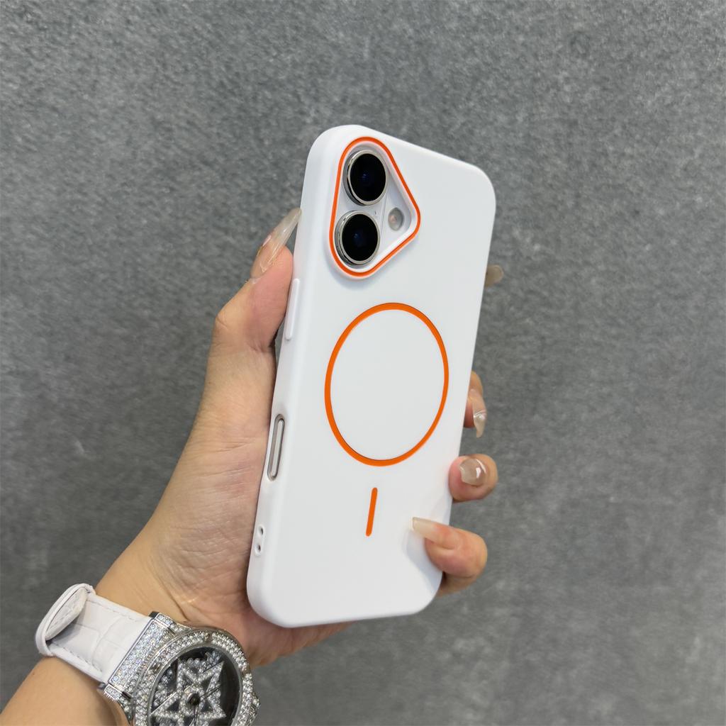 Matte Soft Silicone For Magsafe Magnetic Case for iPhone 16 16E 15 14 13 12 Pro Max 11 Hit Color Shockproof Bumper Cover
