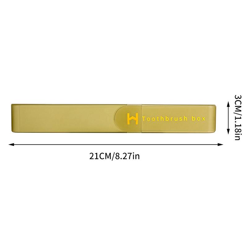 Дорожный портативный футляр для зубных щеток, пылезащитный чехол для хранения аксессуаров для ванной комнаты, защитный чехол для зубной щетки, дорожное хранение