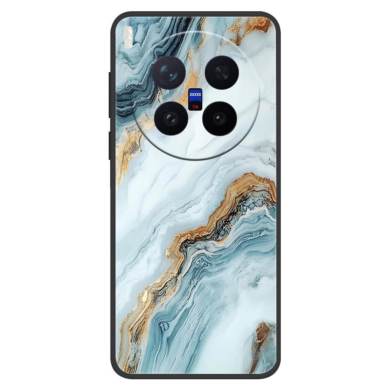 Для VIVO X300 Pro Чехол Мраморный Расписной Мягкий Матовый Силиконовый Чехол на Заднюю Панель Для Vivo X300 Полная Защита Чехол для Телефона X 300 X300 PRO