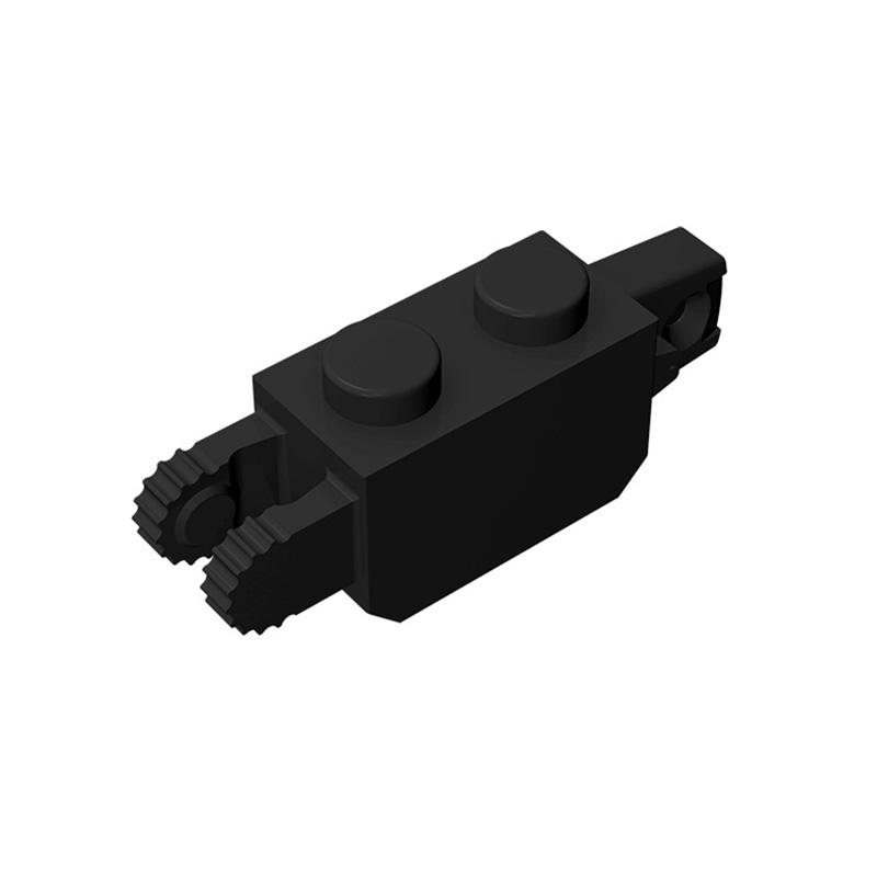 Нетоксичные Moc 10 шт. 30386 Шарнир 1x2 Блоки для сборки с фиксацией и пальцевыми кирпичиками Частицы Пазл Идеи Игрушки Детский День Рождения Подарки для Детей
