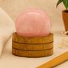 Rose Quartz Crystal Sphere 40mm With Stand