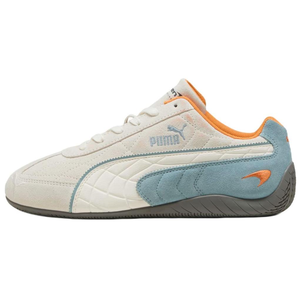 Puma Кеды Speedcat Мужские Теплый Белый Синий Оранжевый 309452-03