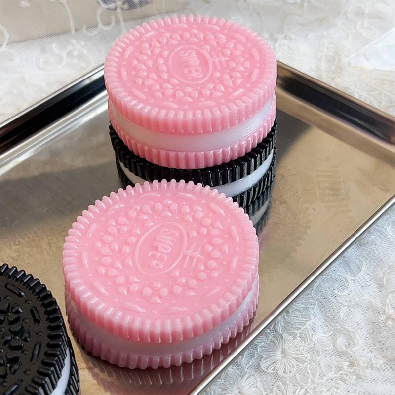 Handmade Tpr Big Cookies Squishy Decompressing Stress Relief Toy Mochi Taba Squeeze Fidget Toy Biscuit Pinching Toy