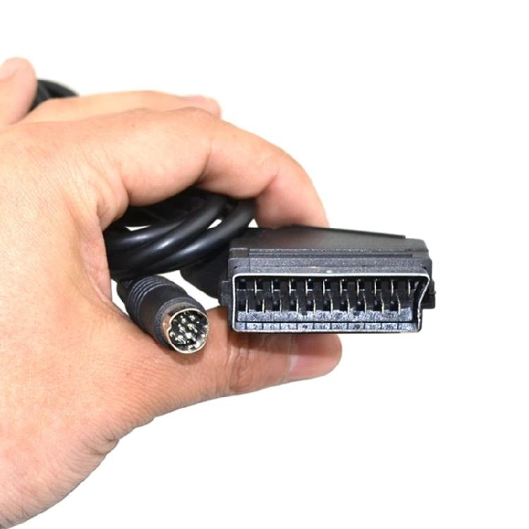 Запасной RGB-кабель Scart длиной 1,8 м, AV-шнур Scart для Saturn NTSC PAL