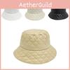 Quilted Women Fisherman Cap Windproof Sunshade Winter Fashion Outdoor Protection