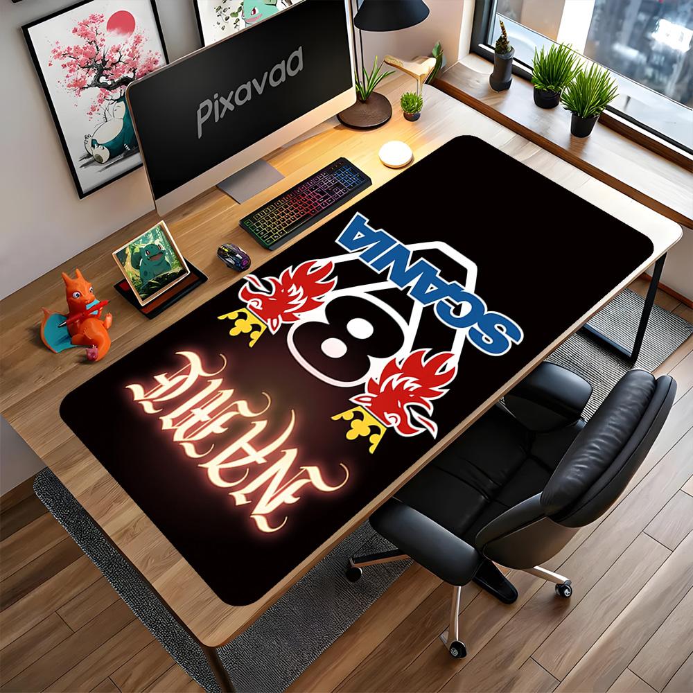 Scania Customize Your Name Mouse Pad Keyboard Mat HD Print Desk Pad Non-Slip Rubber Base Perfect Gift for Gamers And Professionals