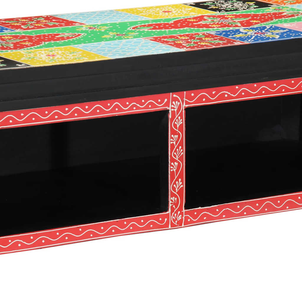 TV Cabinet with Shelf Multicolored 80 x 30 x 22 cm Engineered Wood