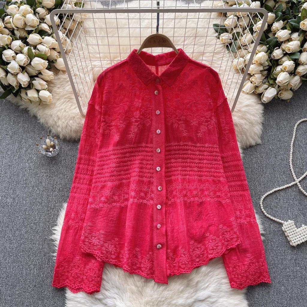 Dimanaf 2025 Весна Рубашка Женская Кружевная Блузка Короткий Рукав Модные Топы Футболки Свободные Белые Зеленые Футболки Новые