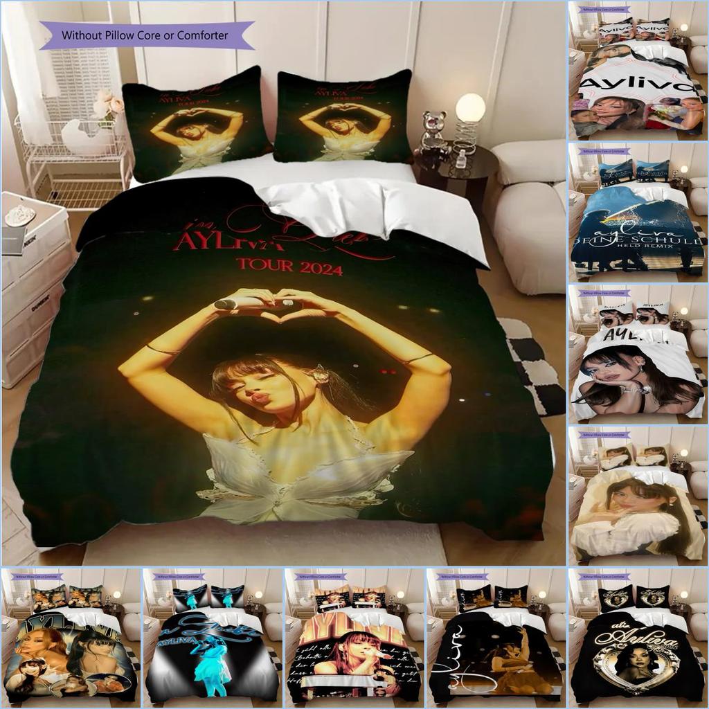 Ayliva's retro style poster bedding, duvet cover, pillowcase, home decoration, birthday gift (1 * duvet cover+2 * pillowcase, coreless)