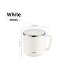 304 Stainless Steel Coffee Mugs With Lid Portable Thermos Cup Double Wall Heat Insulation Anti-fall Thermos Mug Milk Tea Cup