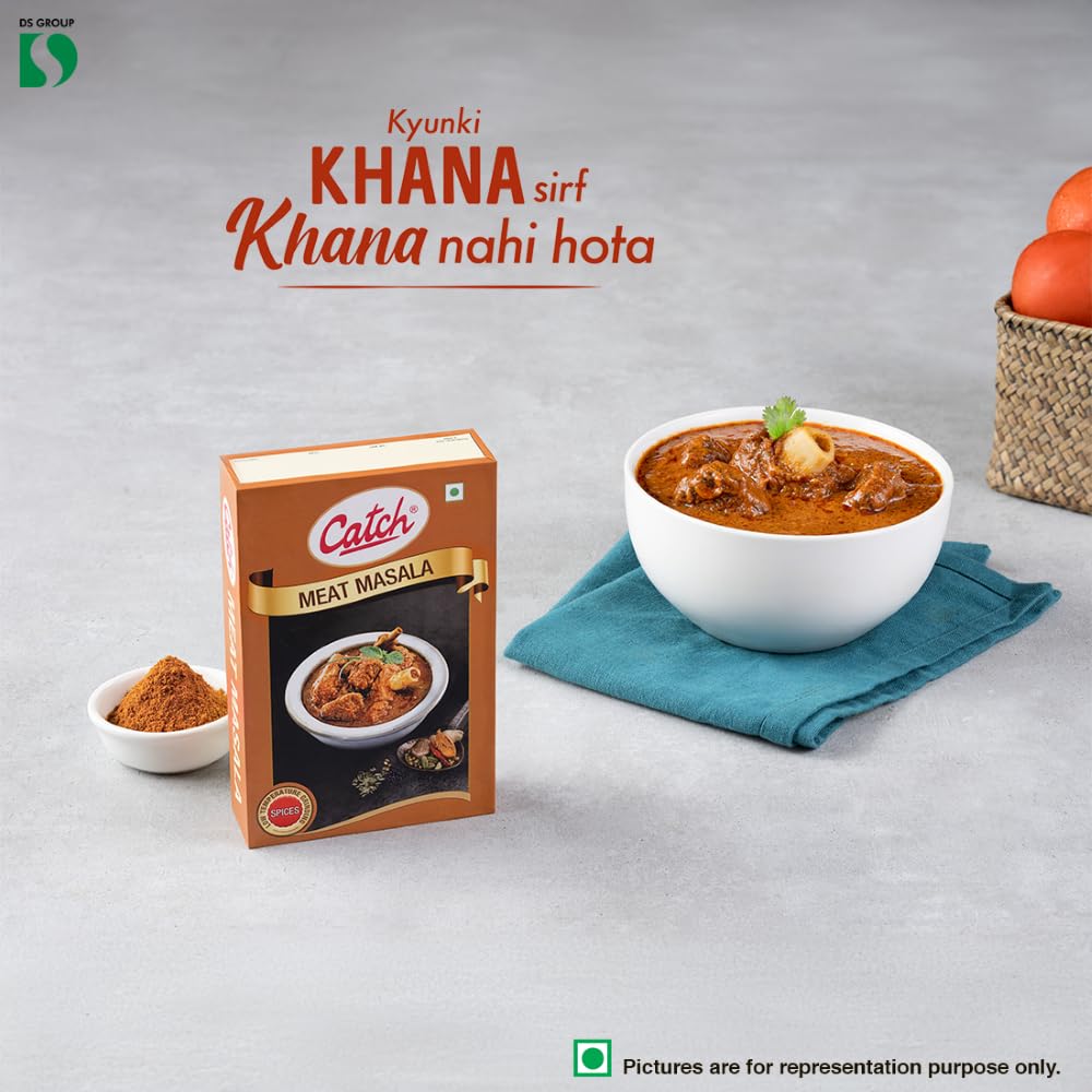 Catch Meat Masala Powder 100g Pack of 1 – Authentic Indian Mutton Spice Blend for Cooking