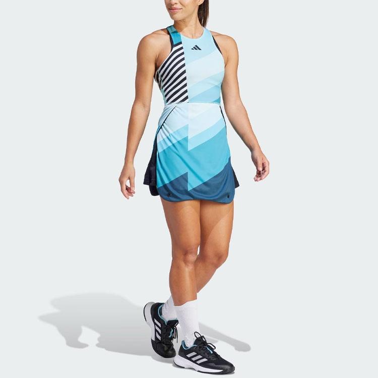 Adidas AEROREADY Sleeveless Dress Women's Blue IL9593