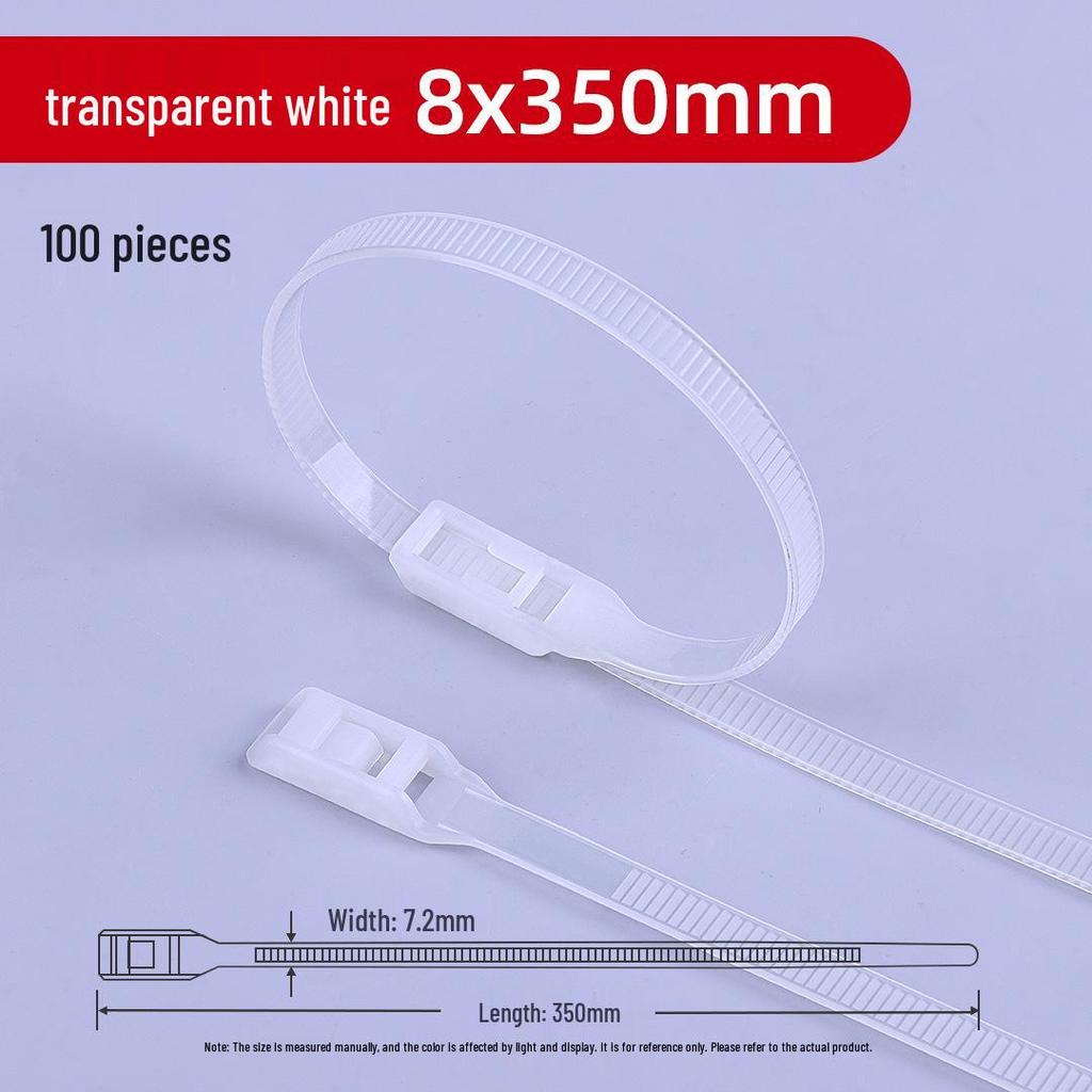 Нейлоновая самозатягивающаяся кабельная стяжка Naughty Castle для детского парка (8x350x400) - Особый цвет