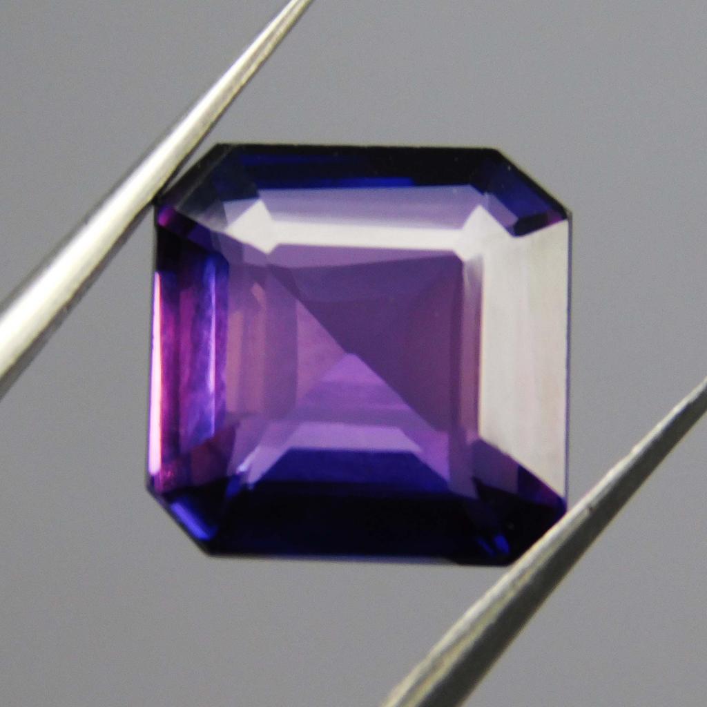 7 Carat Natural Purple Tanzanite Emerald Cut Loose Gemstone