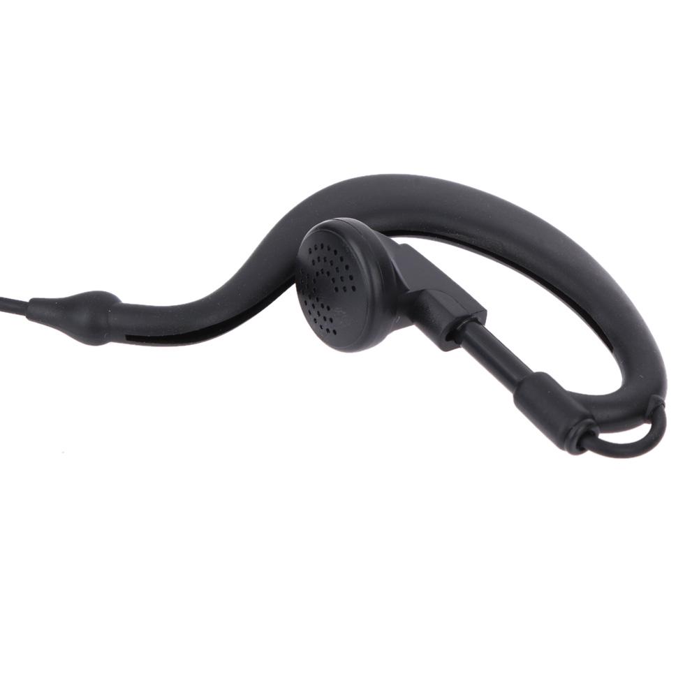 10-1pcs 2 PIN PTT MIC Interphone Earphone Earpiece Walkie Talkie Headset with Microphone for Baofeng UV5R BF-480/490/320/V6