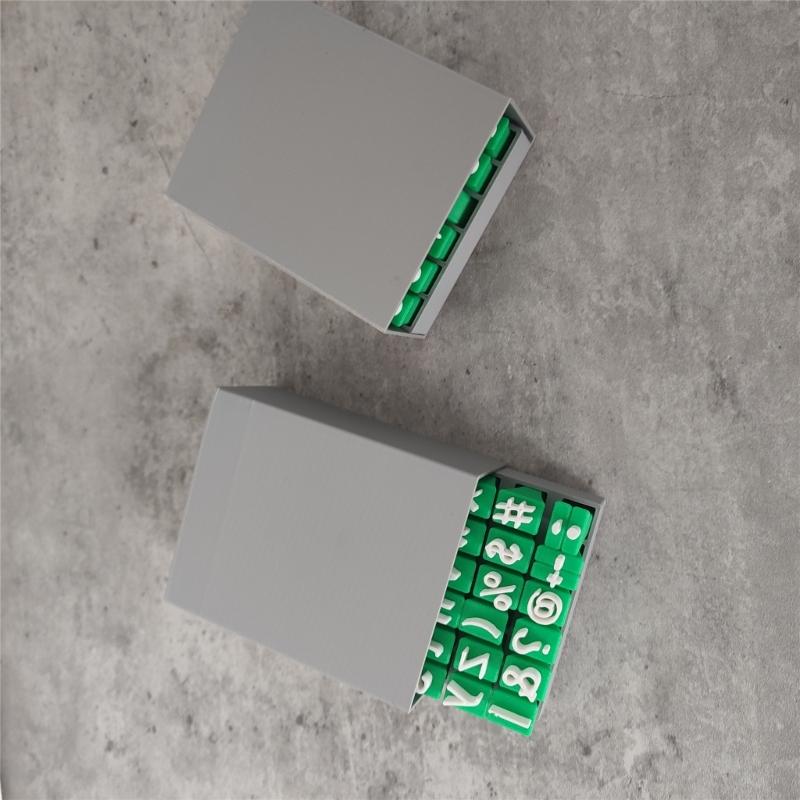 Letter Stamper Plastic Letter Stamper with Storage Case Early Learning Tool for Toddler Art Craft Scrapbooking