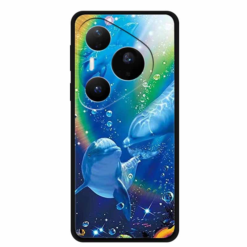 Чехол для телефона Huawei Pura 80 Pro+ Чехлы для Huawei Pura 80 Pro Крутой Силиконовый Мягкий ТПУ Чехол Ударопрочный Противоударный Чехол