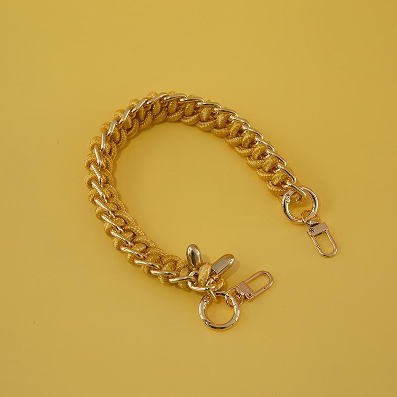 Сделай сам Женская Сумка Плетеные Ремни для Сумки Ручной Работы Веревочный Плетеный Дизайн Короткий Ремешок для Сумки Длиной 40 см Легко Сочетающийся Цепочка Ремень для Наплечной Сумки