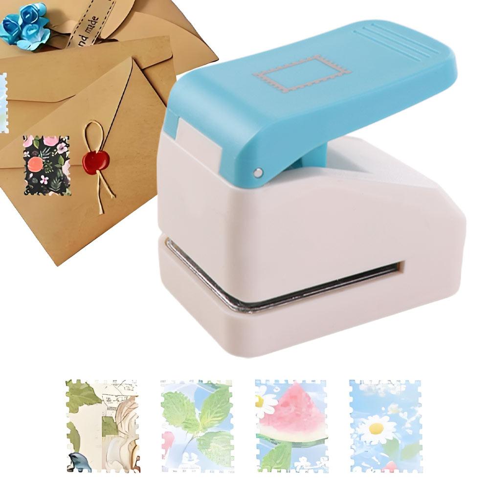 Labor Saving Embossing Machine 2.87x2.39cm Toothed Puncher Embosser Stamp Border Punch Craft