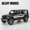 1:22 Jeeps Wrangler Rubicon Alloy Diecasts & Toy Vehicles Metal Toy Car Model Sound and light Pull back Collection Kids Toy Gift ALS1