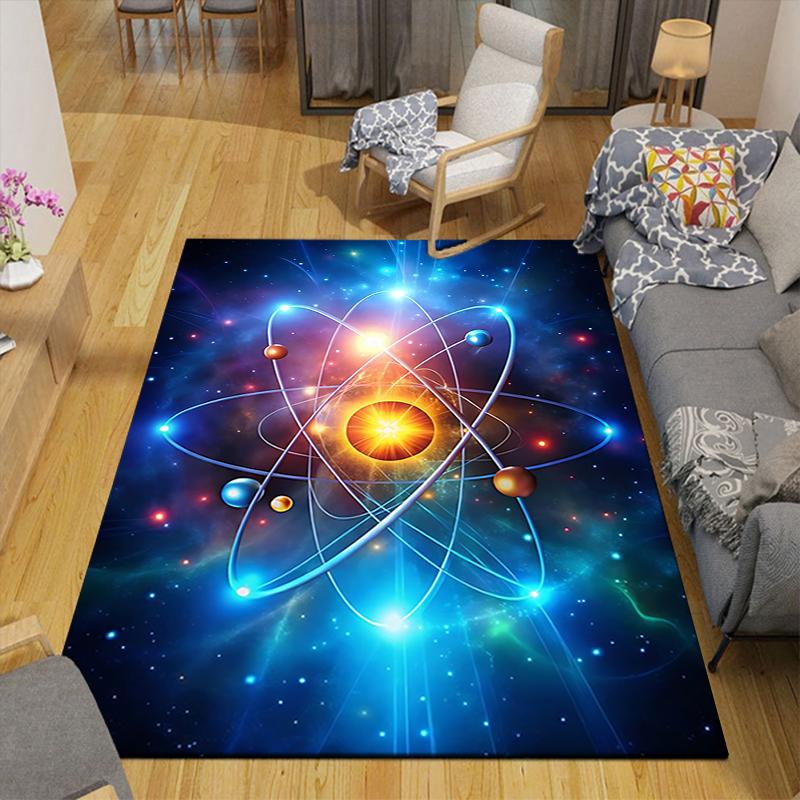 1Pc Quantum Energy Field Rug, Office Carpet Indoor Outdoor Doormat, Non-Slip, Comfortable, Living, Christmas Halloween, Xmas Gift Ey167